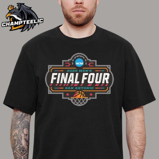 2025 NCAA Men’s Basketball Final Four San Antonio Logo Unisex T-Shirt