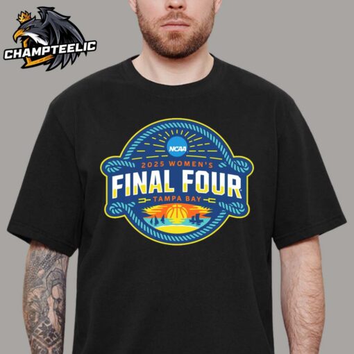 2025 NCAA Women’s Basketball Final Four Tampa Bay Logo Unisex T-Shirt