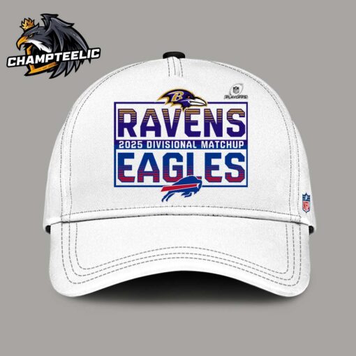 2025 NFL Playoffs Baltimore Ravens Head To Head Buffalo Bills 2025 Divisional Matchup Classic Cap Hat Snapback