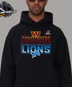 2025 NFL Playoffs Washington Commanders Head To Head Detroit Lions 2025 Divisional Matchup Hoodie