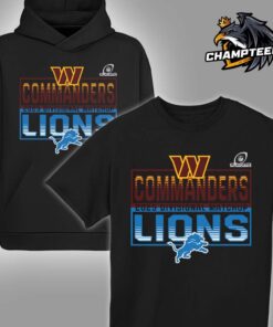 2025 NFL Playoffs Washington Commanders Head To Head Detroit Lions 2025 Divisional Matchup T Shirt Hoodie