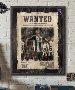 Alexander Isak Newcastle Wanted For Destroying Premier League Defences Scores Eighth Match In A Row Home Decor Poster Canvas