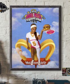 Angel Reese x McDonald’s The Angel Reese Special On February 10 2025 BBQ Bacon QPC Home Decor Poster Canvas