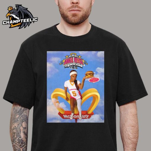 Angel Reese x McDonald’s The Angel Reese Special On February 10 2025 BBQ Bacon QPC Unisex T-Shirt