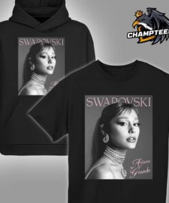 Ariana Grande In New Photoshoot For Swarovski Classic T-Shirt