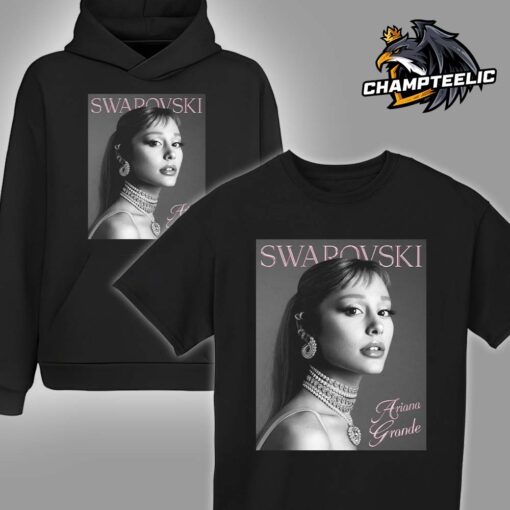 Ariana Grande In New Photoshoot For Swarovski Classic T-Shirt