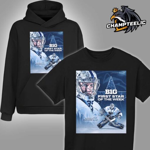 Arsenii Sergeev Penn State Men’s Hockey B1G First Star Of The Week Unisex T-Shirt