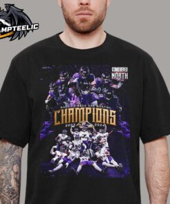 Baltimore Ravens Back To Back AFC North Champions NFL Season 2024 2025 Conquered The North Unisex T-Shirt