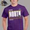 Baltimore Ravens Nike 2024 AFC North Division Champions Locker Room Trophy Collection Unisex T-Shirt