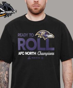 Baltimore Ravens Nike 2024 AFC North Division Champions Locker Room Trophy Collection Unisex T-Shirt