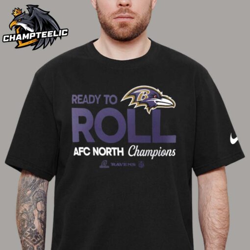 Baltimore Ravens Nike 2024 AFC North Division Champions Locker Room Trophy Collection Unisex T-Shirt