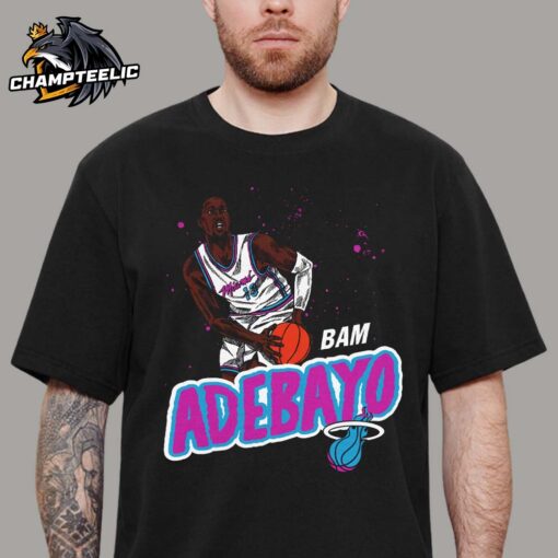 Bam Adebayo Miami Heat Homage Original Vice Shooting Stars T-Shirt