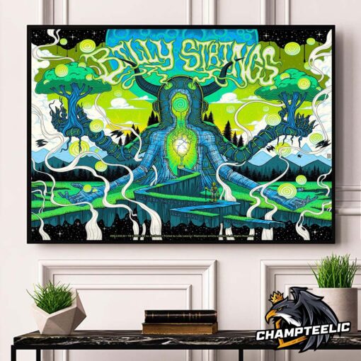 Billy Strings Denver Multi Night Poster For Shows At Ball Arena In Denver Colorado On Jan 24 25 And 26 2025 Home Decor Poster Canvas