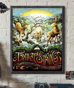 Billy Strings Gig Poster For Shows Weekend Run At Ball Arena In Denver Colorado On Jan 24 25 And 26 2025 Art By Milestsang Home Decor Poster Canvas