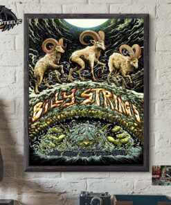 Billy Strings Winter Tour 2025 Poster By Milestang Billy Goats Gruff Fable Home Decor Poster Canvas