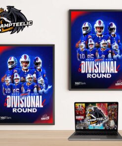 Buffalo Bills Next Stop Divisional Round NFL Playoffs 2024 Home Decor Poster Canvas