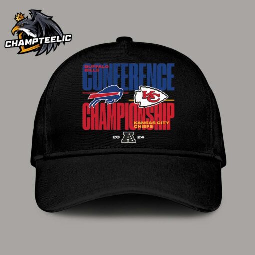 Buffalo Bills Vs Kansas City Chiefs 2024 AFC Championship Game Matchup Classic Cap Hat Snapback