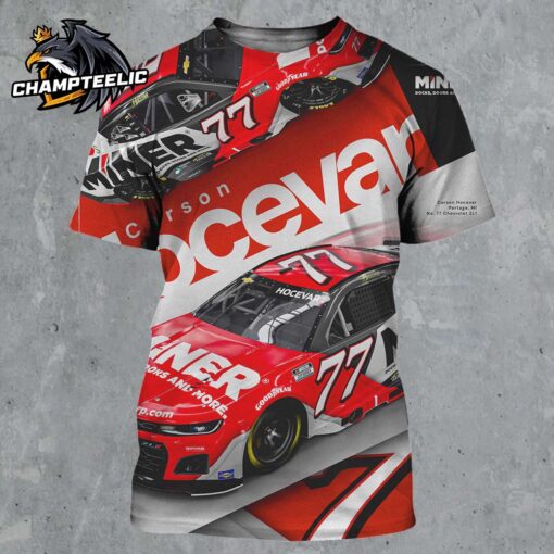 Carson Hocevar No 77 Team Partnership With Miner Corp For Multiple Races This NASCAR Cup Series Season All Over Print Shirt