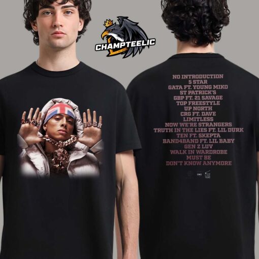 Central Cee Can’t Rush Greatness Album Cover With Tracklist Two Sides Unisex T-Shirt