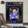 Rodri Manchester City FC25 Team Of The Year Player Card Home Decor Poster Canvas