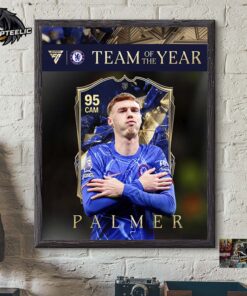 Cole Palmer Chelsea FC25 2025 TOTY Team Of The Year Player Card Home Decor Poster Canvas