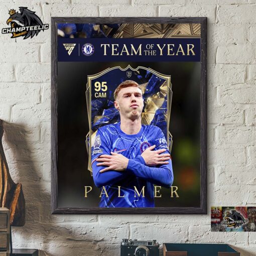 Cole Palmer Chelsea FC25 2025 TOTY Team Of The Year Player Card Home Decor Poster Canvas