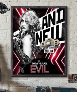 Congrats Giulia The Beautiful Madness Is New NXT Women’s Champion At WWE NXT New Years Evil Home Decor Poster Canvas