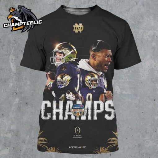 Congrats Notre Dame 2025 Orange Bowl Champions Headed To The Ship College Football Championship All Over Print Shirt