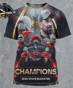 Congrats Ohio State Buckeyes 2025 CFP National Champions All Over Print Shirt