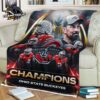 Congrats Ohio State Buckeyes 2025 National Champions CFB Playoff Fleece Blanket