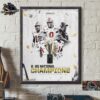 Ohio State Buckeyes Football Nike Tribute 2024 2025 National Champions We Told You So Wall Decor Poster Canvas