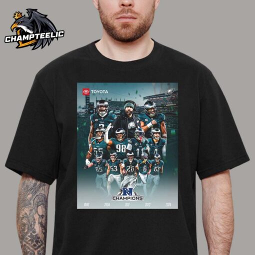 Congrats Philadelphia Eagles 2024 NFC Champions Took Command Of The NFC Unisex T-Shirt