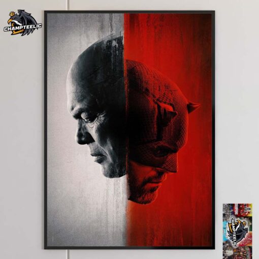 Dare Devil Born Again Textless Teaser Poster Home Decor Poster Canvas