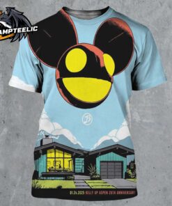 Deadmau5 Gig Poster For Show At The Belly Up Aspen Celebrating The Club 20th Anniversary On January 24 2025 All Over Print Shirt