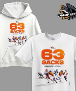 Denver Broncos 63 Sacks Franchise Record Unisex T-Shirt