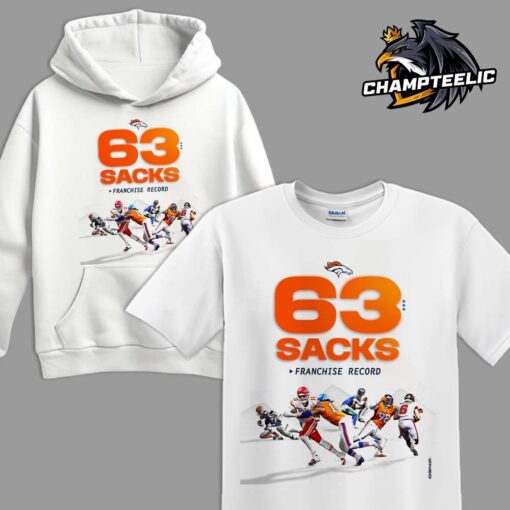 Denver Broncos 63 Sacks Franchise Record Unisex T-Shirt