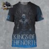 Detroit Lions King Of The North NFC 2024 Swept The North For The First Time All Over Print Shirt