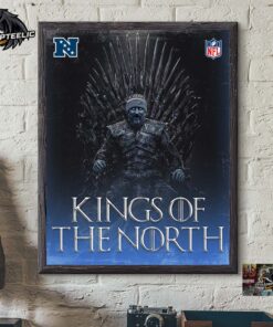 Detroit Lions Dan Campbell NFC King Of The North Night King Game Of Throne Style Art Home Decor Poster Canvas