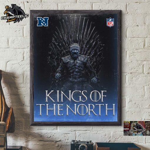 Detroit Lions Dan Campbell NFC King Of The North Night King Game Of Throne Style Art Home Decor Poster Canvas