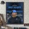 Detroit Lions Front Page Of The Detroit Free Press Crowns The Lions The Kings Of The North Home Decor Poster Canvas