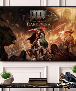 Doom The Dark Ages First Poster Releasing May 15 2025 Home Decor Poster Canvas