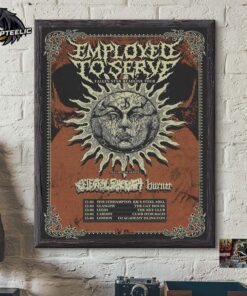 Employed to Serve Fallen Star UK Headline Tour 2025 Tour Dates Home Decor Poster Canvas