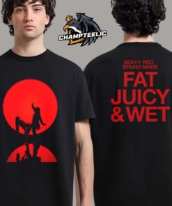 Fat Juicy And Wet Sexyy Red Feat Bruno Mars Red Vinyl Cover Version Two Sides Unisex T-Shirt