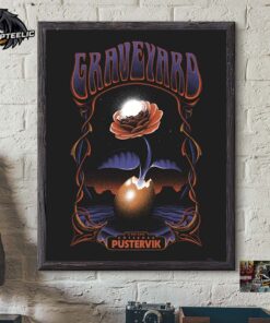 Graveyard Poster For Show In Gothenburg At Pustervik On May 31 2025 Home Decor Poster Canvas