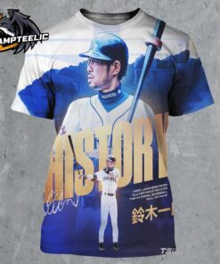 Ichiro Suzuki First Japanese Born Player Inducted Into The Hall Of Fame 2025 All Over Print Shirt