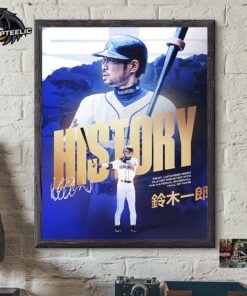 Ichiro Suzuki First Japanese Born Player Inducted Into The Hall Of Fame 2025 Home Decor Poster Canvas