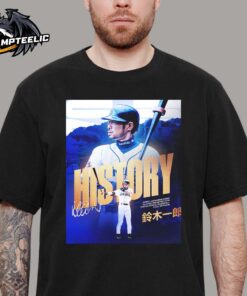 Ichiro Suzuki First Japanese Born Player Inducted Into The Hall Of Fame 2025 Unisex T-Shirt