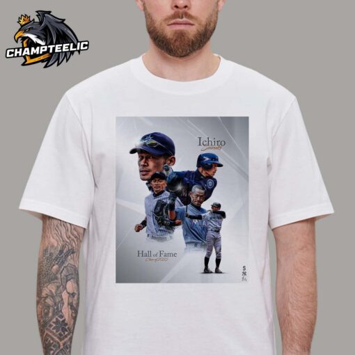 Ichiro Suzuki From Seattle Mariners First Japanese Born Player Hall Of Fame Class Of 2025 Unisex T-Shirt