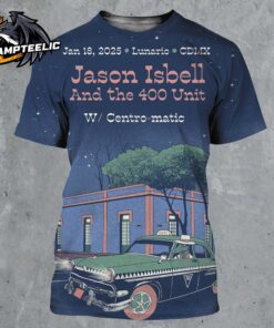 Jason Isbell And The 400 Unit Poster For Show In Mexico City At Lunario On January 18 2025 All Over Print Shirt