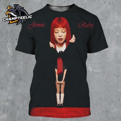 Jennie Debut Solo Album Ruby Album Cover All Over Print Shirt